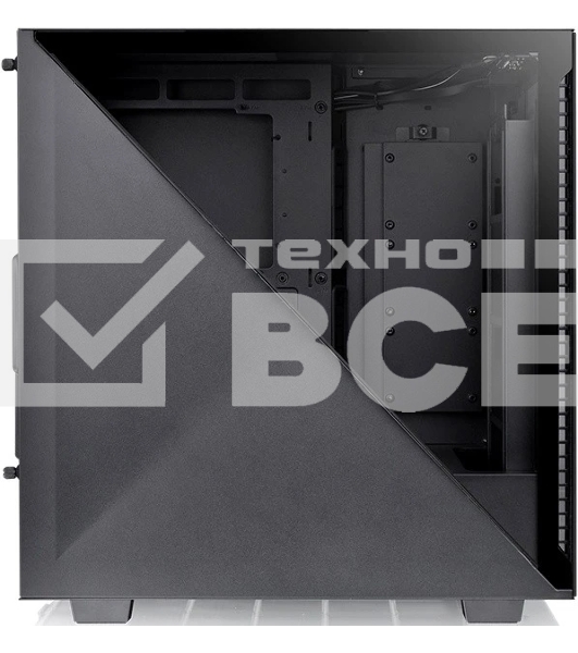 Компьютерный корпус Thermaltake Divider 300 TG черный без БП ATX 2x120мм 2xUSB 3.0 1xUSB3.1 audio front door bott PSU