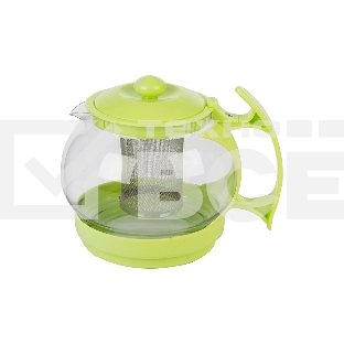 Чайник заварочный Mallony Decotto-1100 с пластик ручкой, фильтр из нерж ст, 1,1 л
