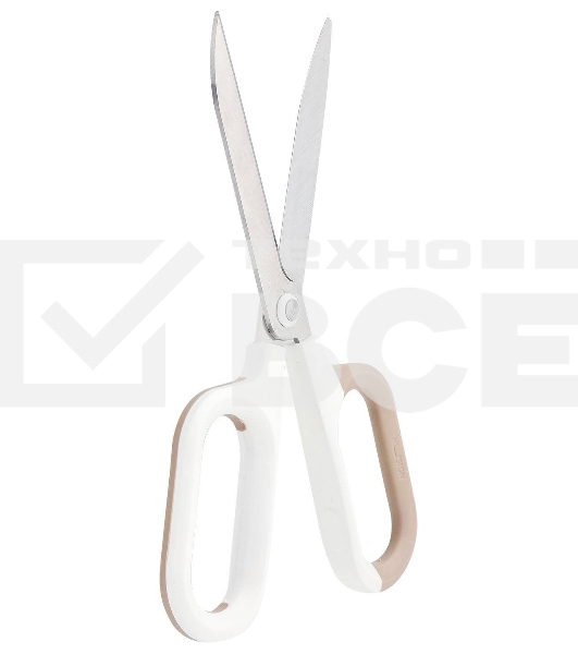 Ножницы офисные Deli Nusign ENS056-WT 145мм титановое покрытие сталь белый (упак.:1шт) блистер