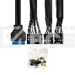 Компьютерный корпус Minitower ExeGate BAA-308MU2-AAA400 (mATX, БП AAA400 с вент. 8см, 1хUSB+2хUSB 3.0, HD Audio, черный), фото8