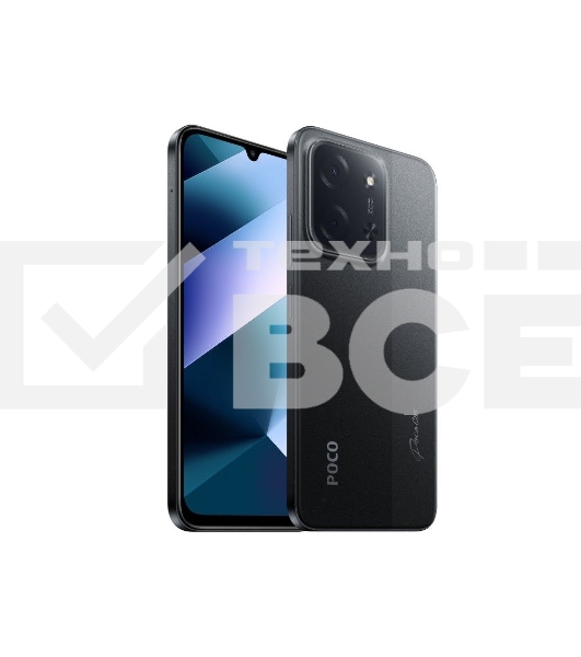 Смартфон POCO C85 6/128Gb черный (MZB0LGERU)