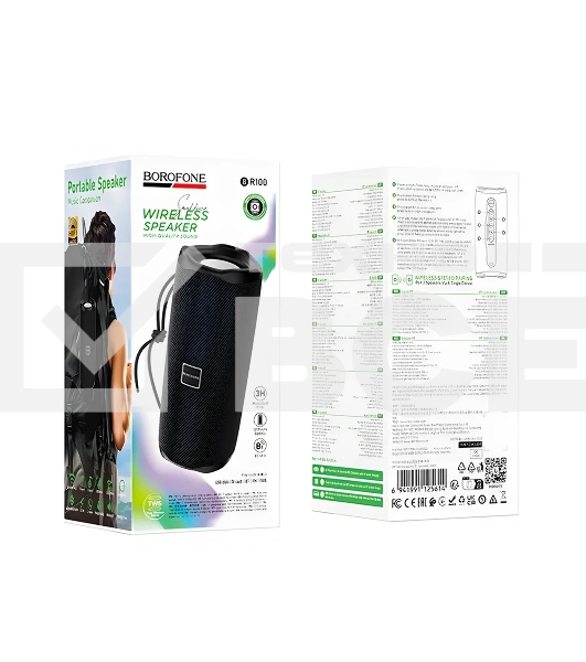 Колонка Bluetooth 6.0 2*5W 1200mAh Borofone BR100 (Black)
