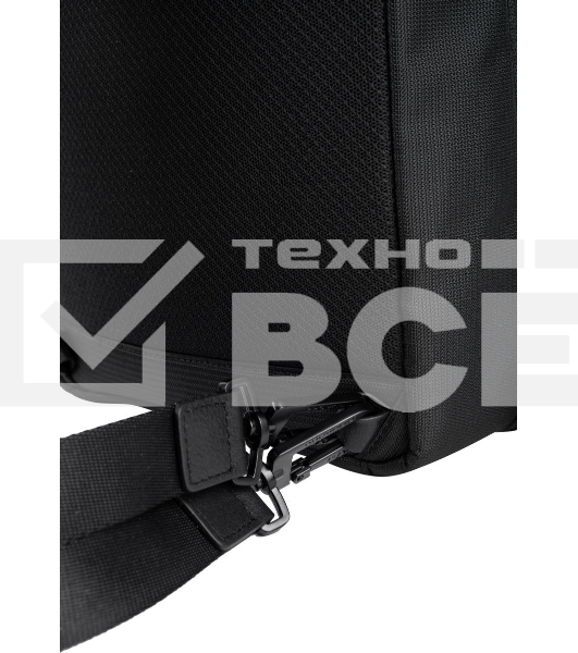 Рюкзак слинг мужской Piquadro Marcel CA6448W138/N черный нейлон/натур.кожа