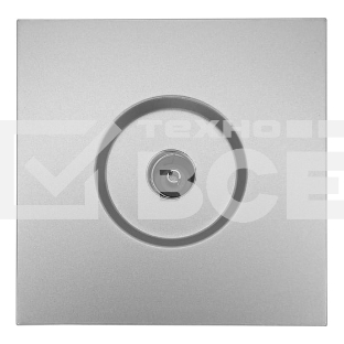 Розетка ТВ оконечная СП ZIMA IP20 серый матовый LEZARD 704-7488-130