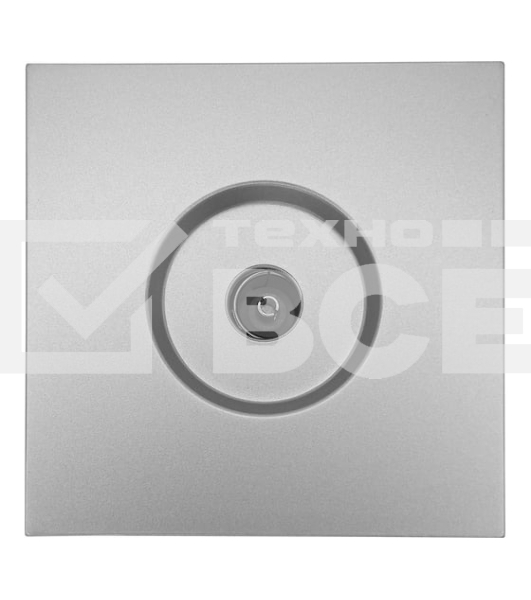 Розетка ТВ оконечная СП ZIMA IP20 серый матовый LEZARD 704-7488-130