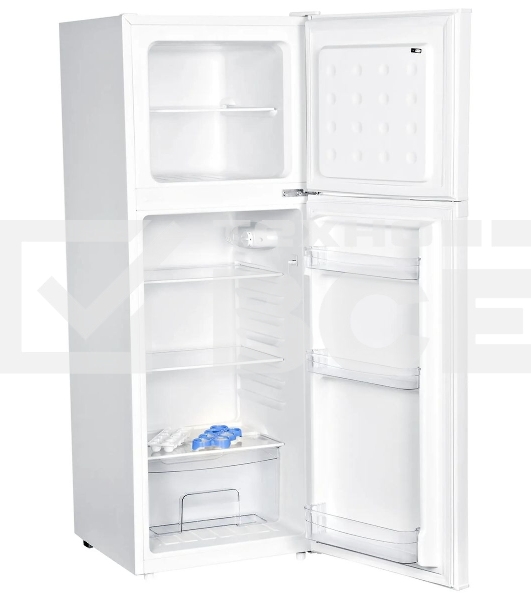 Холодильник Hyundai CT1551WT белый двухкамерный 98/33л морозилка сверху