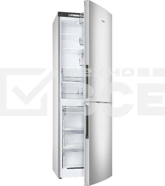 Холодильник Atlant XM-4621-181 серебристый двухкамерный 205/119л морозилка снизу