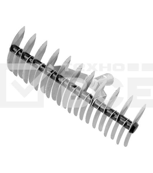 Грабли Palisad BASE двусторонние аэраторные, стальные, зубъя 11/21шт, 340 мм, без черенка