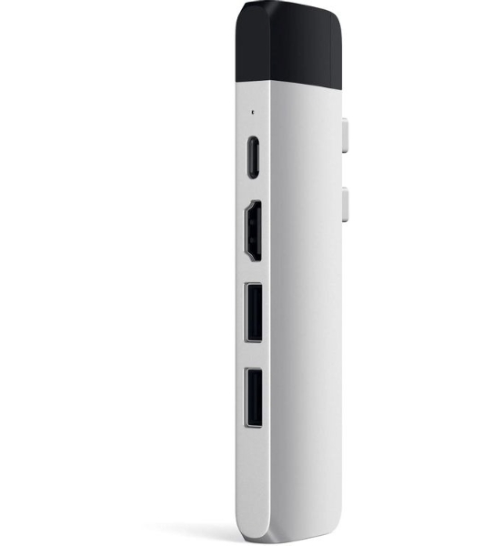 USB-концентратор Satechi ST-TCPHES, USB Type-C, USB 3.0/RJ-45/USB Type-C/HDMI/microSD, USB