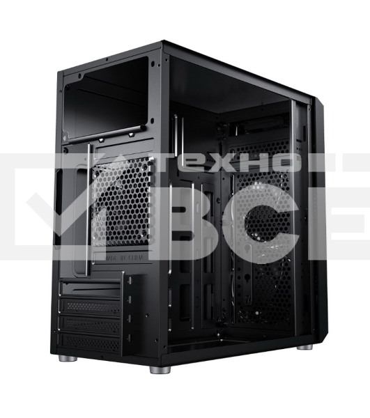 Компьютерный корпус ACD Coffre 104M mATX, Black, CPU 140mm, VGA 245mm, PSU 285mm, 2x3.5INT, 1x2.5INT, 2xUSB 2.0, 1xUSB 3.0, HD Audio, w/o FAN, w/o PSU