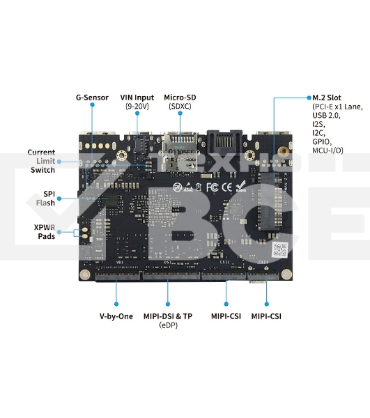 Одноплатный компьютер Khadas VIM4 Active cooling kit ARM Cortex-A73 4-Core + Cortex-A53 4-Core Amlogic A311D2 2.2GHz 8+32GB