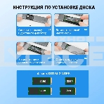 Корпус для SSD Vention USB 3.1 Gen 2-C M.2 NGFF (B-Key/B&M Key) Серый, фото18