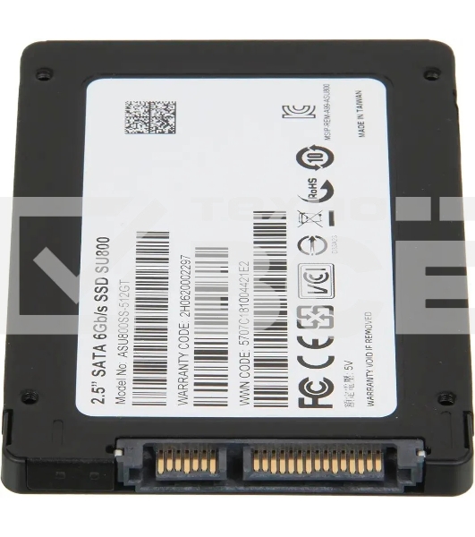 Накопитель SSD ADATA SU800, 512Gb, SATA III, 2.5