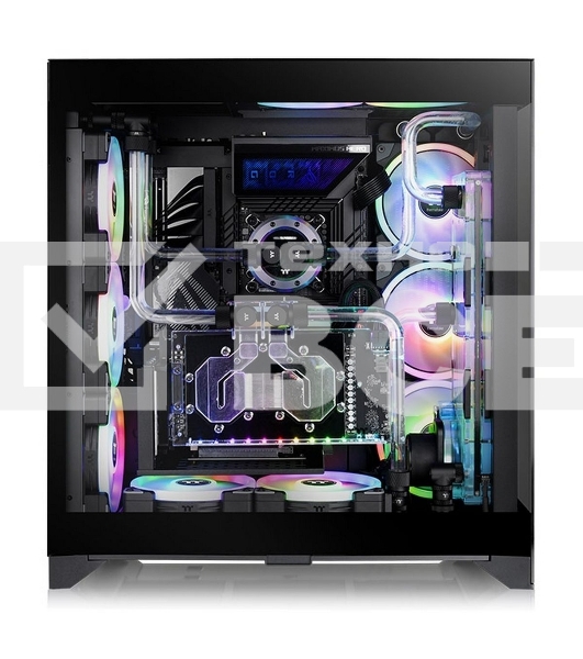 Компьютерный корпус Thermaltake CTE E600MX Hydrangea Blue черный без БП E-ATX 11x120mm 4x140mm 2xUSB3.0 audio bott PSU