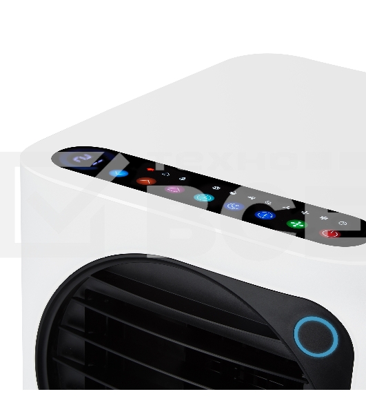 Кондиционер мобильный Ballu Eclipse BPAC-10 EPW/N6 10000 BTU, 24 м², 50 дБ, охлаждение, осушение, белый