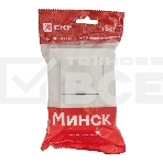 Розетка EKF ERR16-129-200-44 Минск 2-м СП 16А IP44 с заземлением, с защитными шторками, с крышкой, белая, фото3