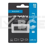 Флеш диск Maxvi MK2 32GB USB 2.0 dark grey, фото3