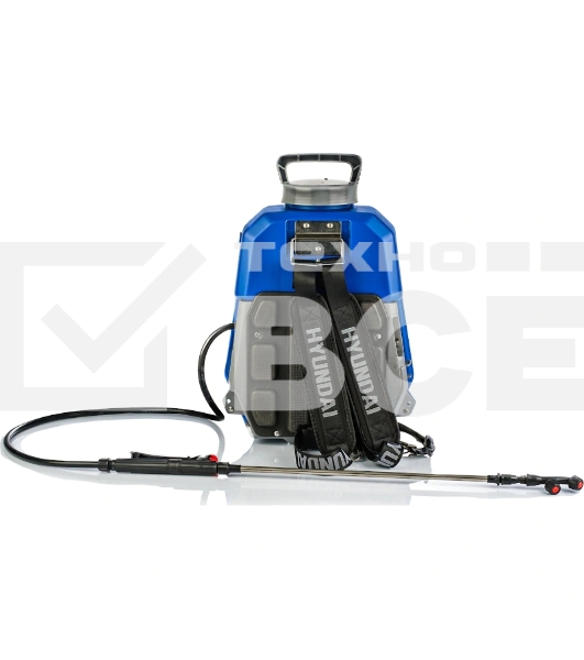 Опрыскиватель Hyundai HYSP 1212 аккум. ранц. 12л голубой/серый