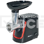 Мясорубка электрическая АКСИНЬЯ КС-2000 черный, 2000 Вт, 1.7 кг/мин, реверс, защита от перегрузки, насадки - 4, фото 1