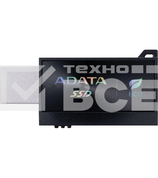 Внешний SSD ADATA SC730, 1TB, USB 3.2 Gen 2 Type-A/Type-C, R/W 600/600, черный