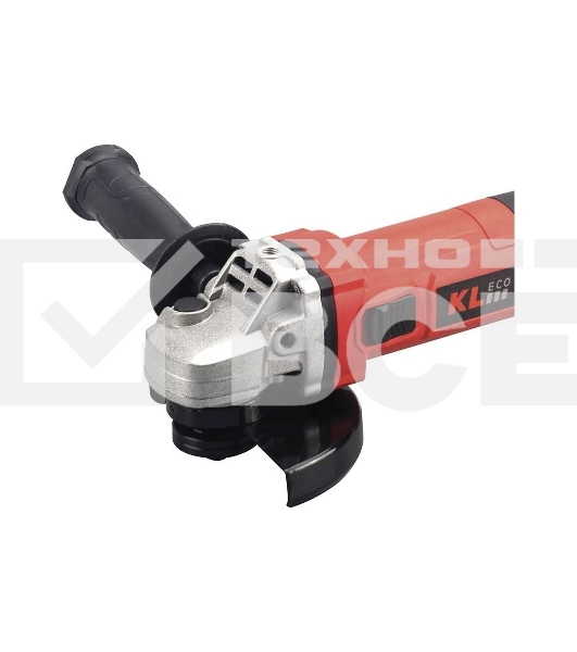 Угловая шлифовальная машина (болгарка) KLECO KE90125AT 900 Вт (125мм, сеть, защитн кожух, рукоять, ключ, запасн угол. щетка)