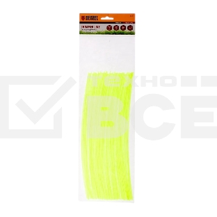 Леска для триммера Denzel круглая нарезанная 2 мм х 30 см 50 шт FLEX CORD