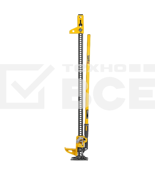 Домкрат реечный профессиональный Denzel 3,5 т, 115-1340 мм, High Jack