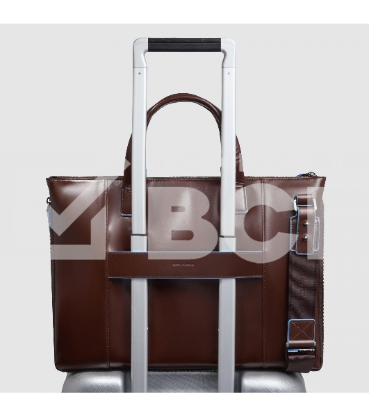 Сумка для ноутбука Piquadro Blue Square CA4021B2/MO коричневый натур.кожа