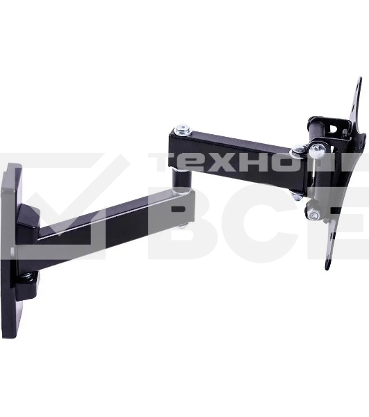 Кронштейн Arm media MARS-2 черный, 10'-32', наклонно-поворотный от стены 44-282мм VESA 100х100мм, до 20 кг, настенный