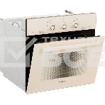 Встраиваеммый газовый духовой шкаф Gefest ДГЭ 621-01 В1, 52л, дверца с 2 стеклами, кремовый, фото14