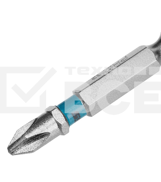 Бита Gross PH2х50 мм, сталь S2, шестигр., отрывн., 10 шт.