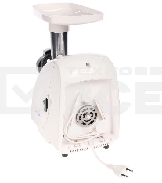 Мясорубка электрическая Аксион М32.03 белый, 1500 Вт, 1.7 кг/мин, защита от перегрузки, насадки - 5