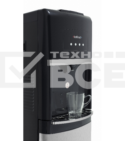 Кулер для воды HotFrost 35 AEN, нижняя загрузка, нагрев 90 °С, охлаждение 15 °С, черный