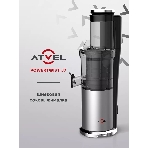Соковыжималка Atvel PowerTwist J7 серый, шнековая вертикальная, 180 Вт, 700 мл, электронное, реверс, фото3