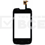 Сенсорное стекло (тачскрин) для Fly IQ431 IQ432, черное, фото 1
