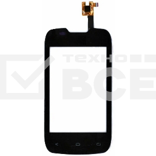Сенсорное стекло (тачскрин) для Fly IQ431 IQ432, черное