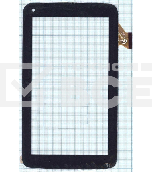 Сенсорное стекло (тачскрин) GT70M702 (188*108 mm), черное