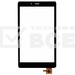 Сенсорное стекло (тачскрин) для Samsung Galaxy Tab A 8.0 LTE SM-T295 (2019), черное, фото 1