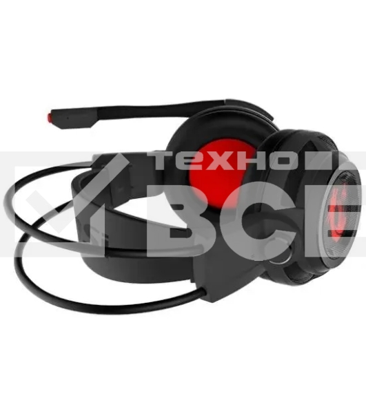 Наушники с микрофоном MSI DS502 черный 2м накладные USB оголовье (S37-0400120-SV1)