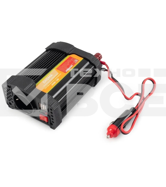 Автоинвертор Digma AI200-12W 200Вт