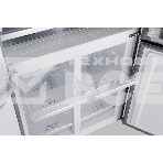 Холодильник Weissgauff WCD 450 INOX GLASS нержавеющая сталь трехкамерный side-by-side 286/141л морозилка снизу, фото10