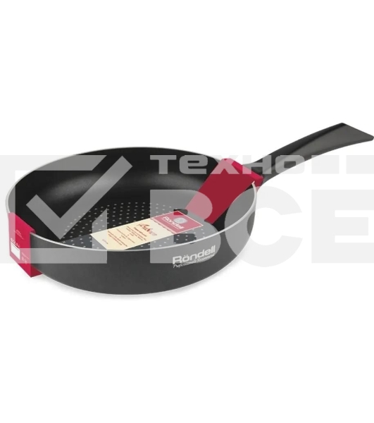 Сковорода Rondell Arabesco RDA-776, 24 см, без крышки, черный