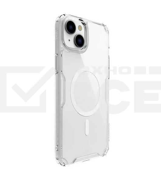 Чехол Nature TPU Pro Magnetic Case, белый, (AP IP15 Plus)
