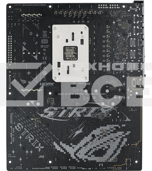 Материнская плата ASUS ROG STRIX X870E-E GAMING WIFI, AM5, AMD X870E, 4xDDR5, 4xSATA, 5xM.2, 1xPCI-E 5.0 x16, 1xPCI-E 4.0 x4, 1xHDMI, 1xUSB-C 3.2 Gen 2, 1xUSB-C 3.2 Gen 2x2, 2xUSB-C 4.0, 1x 5Gb LAN, 9xUSB-A 3.2 Gen 2, 2x3.5 мм, TOSLINK, 1xWi-Fi 7, ATX