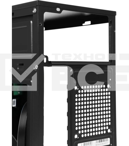 Компьютерный корпус Accord Entry ACC-2053B черный без БП mATX 1x80mm 1x120mm 2xUSB2.0 audio