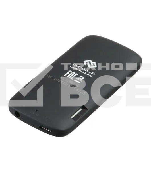 Плеер Hi-Fi Flash Digma B4 8Gb черный/1.8