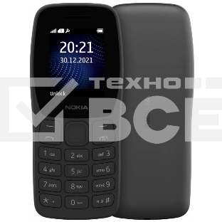 Мобильный телефон Nokia 105 TA-1423 SS угольный