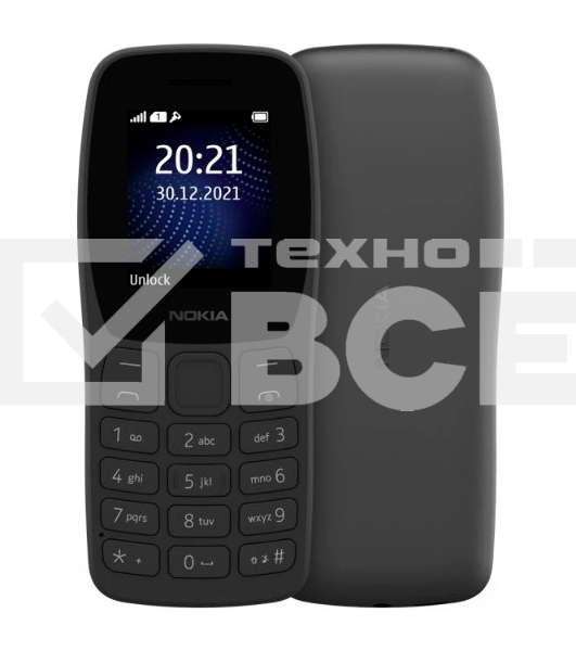 Мобильный телефон Nokia 105 TA-1423 SS угольный