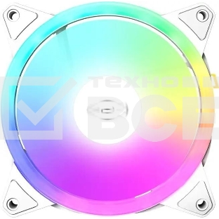 Вентилятор для корпуса PCCooler F3 T120 ARGB белый, 120 мм, 1800 об/мин, 21.6 дБ, 4 pin