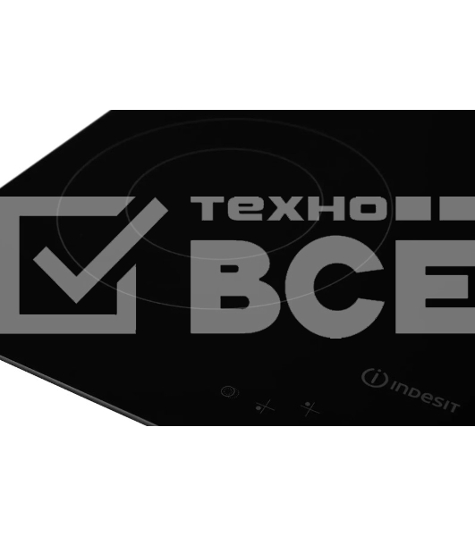 Электрическая варочная панель Indesit IRT 260 B, независимая, черный